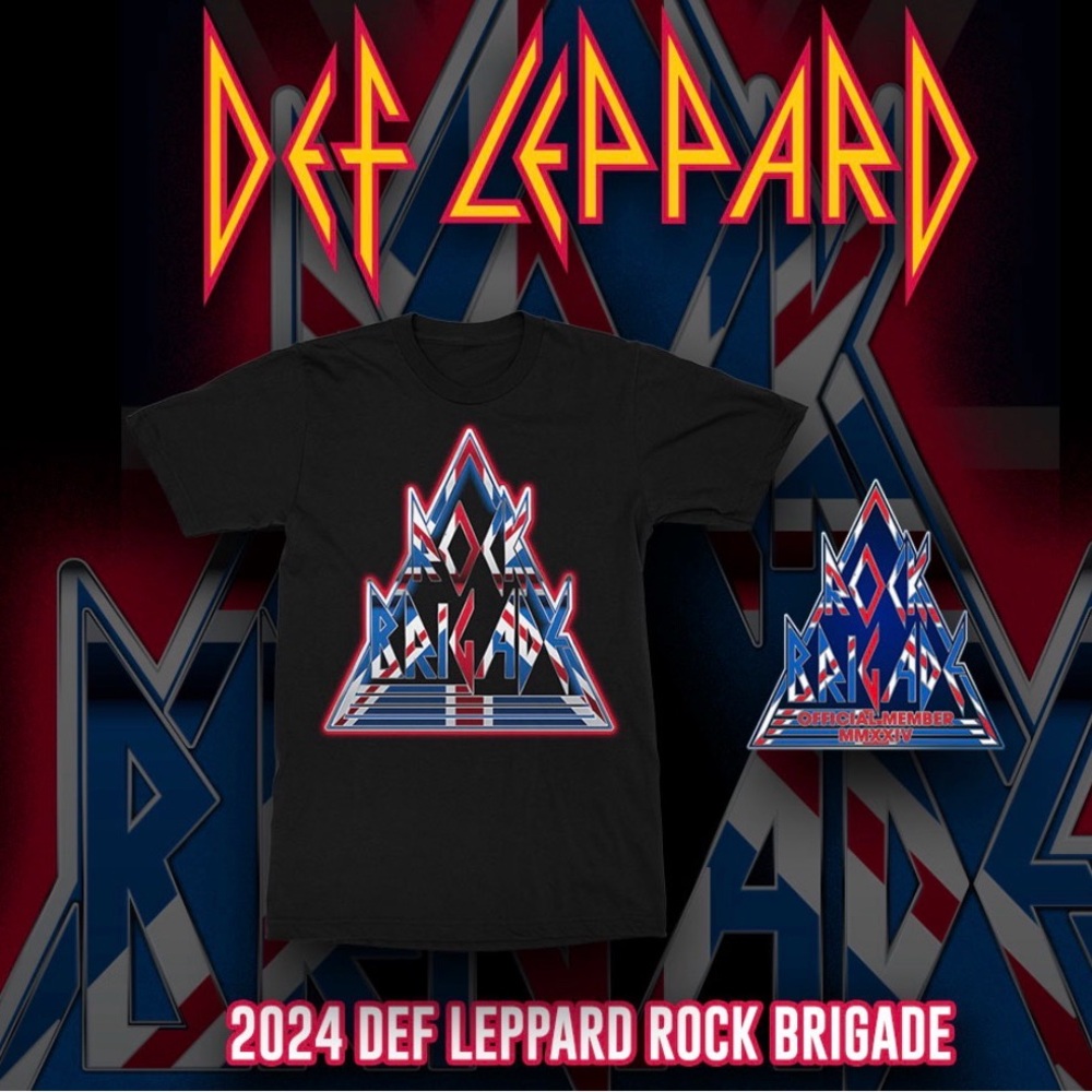 Def Leppard Rock Brigade Pin